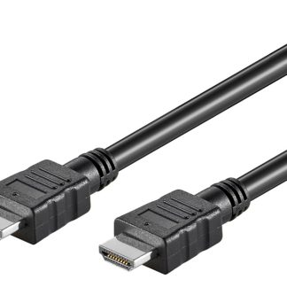 GOOBAY καλώδιο HDMI 58444 με Ethernet, 4K/30Hz, 10.2Gbps, 7.5m, μαύρο