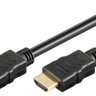 GOOBAY καλώδιο HDMI 2.0 61161 με Ethernet, 4K/60Hz, 18 Gbps, 5m, μαύρο