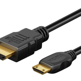 GOOBAY καλώδιο mini HDMI σε HDMI 74083 με Ethernet, 4K/60Hz, 18 Gbps, 2m, μαύρο