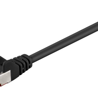 GOOBAY καλώδιο δικτύου 95498, CAT 6 S/FTP (PiMF), CCA, 2m, μαύρο
