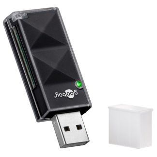 GOOBAY card reader 95682 για SD κάρτα μνήμης, 480 Mbps, μαύρο
