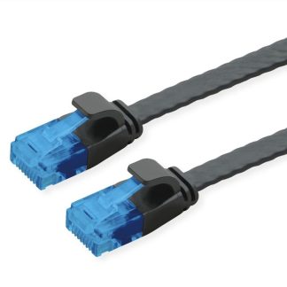 POWERTECH καλώδιο δικτύου CAB-N344, flat, Cat 6a U/UTP, 3m, μαύρο