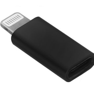 POWERTECH αντάπτορας Lightning σε USB-C θηλυκό CAB-UC021, μαύρος