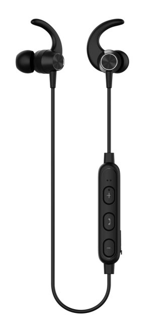 YISON earphones E14 με μαγνήτη, Bluetooth, 10mm, 65mAh, μαύρα
