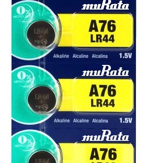 MURATA Αλκαλικές μπαταρίες LR44 MR-LR44, 1.5V, 5τμχ