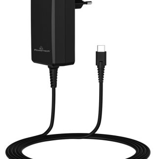 POWERTECH φορτιστής laptop PT-1156, USB-C PD, universal, 65W, μαύρος