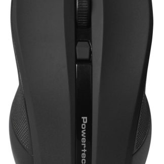 POWERTECH ασύρματο ποντίκι PT-1166, USB δέκτης, 1600DPI, μαύρο