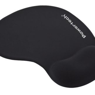 POWERTECH mouse pad PT-1293 με στήριγμα καρπού, 23x19x1.8cm, μαύρο