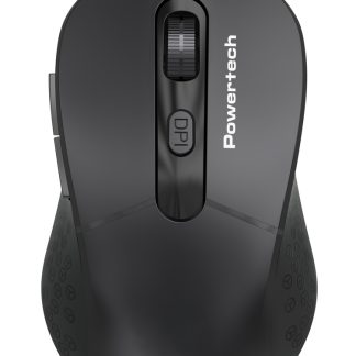 POWERTECH ενσύρματο ποντίκι PT-1467, οπτικό, έως 1600DPI, μαύρο