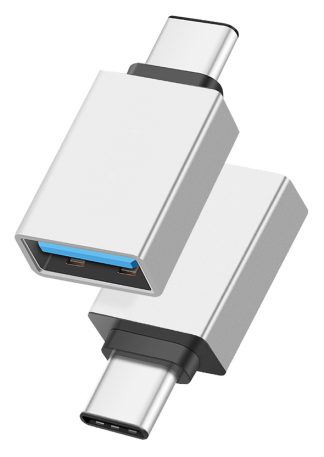 POWERTECH αντάπτορας USB-C σε USB 3.0 PTH-062, 5Gbps, ασημί