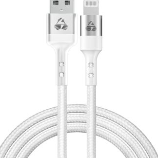 POWERTECH καλώδιο USB σε Lightning PTR-0126, 12W, copper, 1m, λευκό