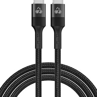 POWERTECH καλώδιο USB-C PTR-0133, PD 100W, copper, 60cm, μαύρο