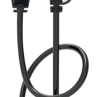 POWERTECH καλώδιο δικτύου PTR-0142 Cat 6a U/UTP, copper, slim, 1m, μαύρο