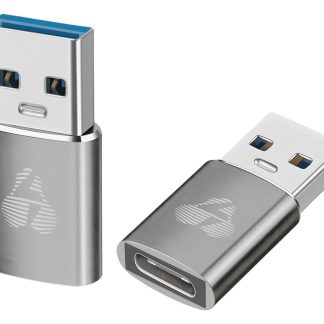 POWERTECH αντάπτορας USB 3.0 σε USB-C PTR-0147, 10 Gbps, 60W, γκρι