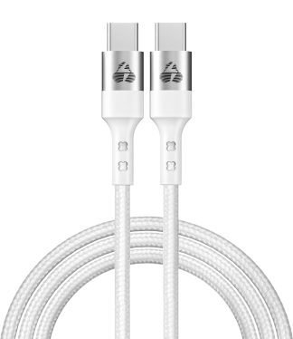POWERTECH καλώδιο USB-C σε USB-C PTR-0167, PD 60W, copper, 1m, λευκό