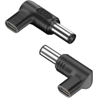 POWERTECH αντάπτορας τροφοδοσίας YX-07, USB-C σε HP 7.4x5mm, μαύρος