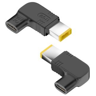 POWERTECH αντάπτορας τροφοδοσίας YX-11, USB-C σε Lenovo 11x4.5mm, μαύρος