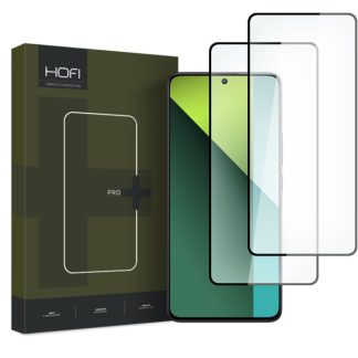 HOFI 2 PACK FULL FACE Tempered Glass XIAOMI REDMI NOTE 13 5G / 13 PRO 4G / 5G / 14S Black