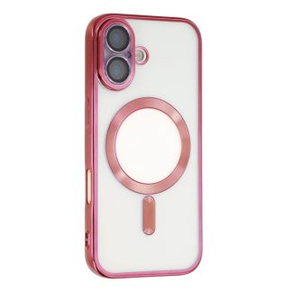 iS TPU MAG ELECTRO IPHONE 17 trans rose backcover