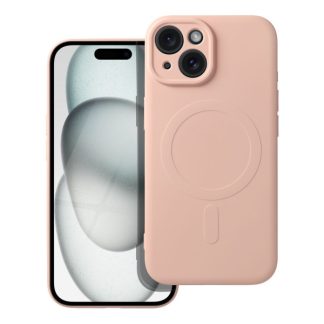 iS TPU SILICONE MAG IPHONE 15 pink backcover