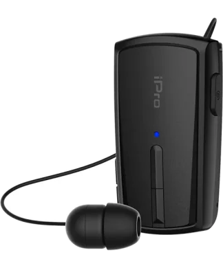 Ακουστικό Bluetooth iPro RH120 Retractable Μαύρο