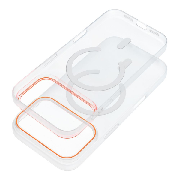 SENSO NEON MAG IPHONE 17 PRO orange/transparent backcover